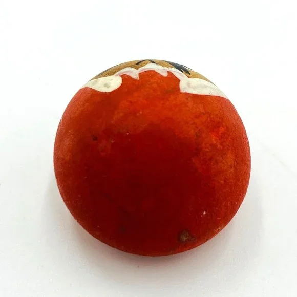 Japanese Daruma Kokeshi Doll Hand Painted Wooden Set of 6 Red - Picture 9 of 14